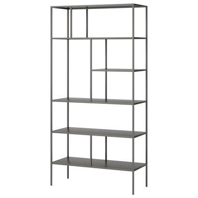 Gunmetal Gray Bookcase - Henn&Hart - Image 7