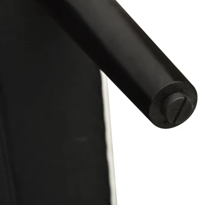 HOMCOM 52" Linen Upholstered Accent Ottoman Bench With Armrests - Image 3