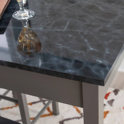 3pc Lancer Tavern Counter Height Table Dining Set - Linon - Image 12