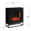 Frescan Fireplace Black - Holly & Martin
