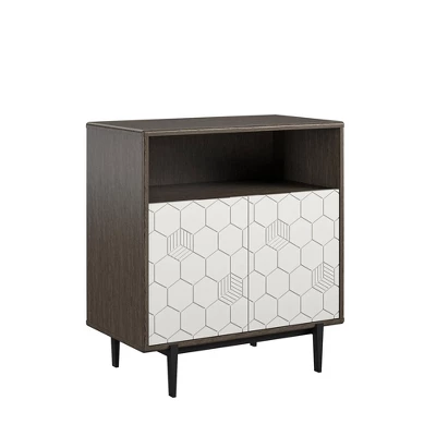 Olivia Storage Cabinet Gray Oak - Cosmoliving By Cosmopolitan - Image 5
