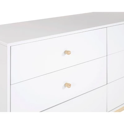 60" 6 Drawer Double Dresser - Alaterre Furniture - Image 6
