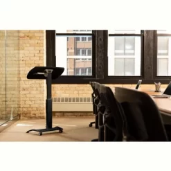 Stand Up Desk Store Pneumatic Adjustable Height Tilting Laptop Lectern Speakers Podium