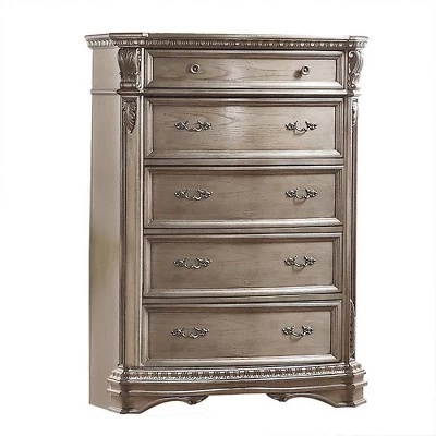 42" Northville Chest Antique Silver - Acme Furniture - Image 4