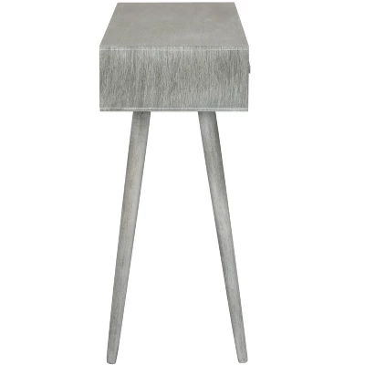 Albus 3 Drawer Console Table- Slate Grey - Safavieh - Image 3