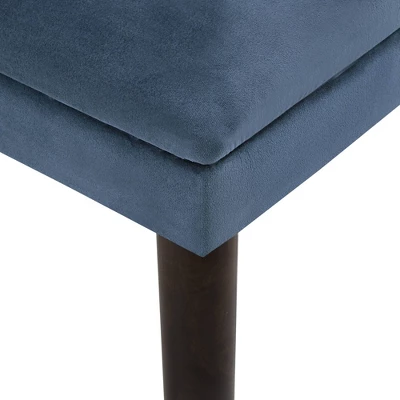 Set Of 2 Pruett Velvet Channel Back Dining Chairs - Inspire Q - Image 9