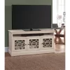60" Fully Assembled Rustic Three Door TV Stand For TVs Up To 65" White - Martin Furniture