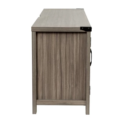 59" Barn Door Style TV Stand For TVs Up To 65" - Merrick Lane - Image 10