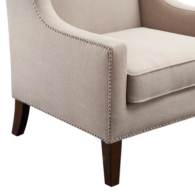 Colette Wing Chair Linen - Image 4