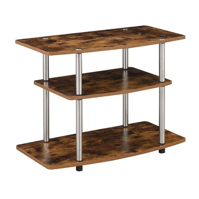 Designs2Go 3 Tier TV Stand For TVs Up To 32" - Breighton Home - Image 7