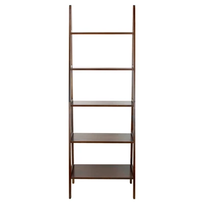 72" Shelf Ladder Bookcase - Flora Home - Image 8
