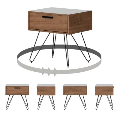 Slendel 1 Drawer Nightstand Light Brown - South Shore - Image 6