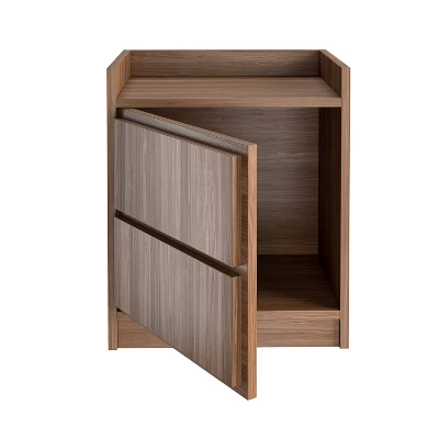 Corsica Swing Door Nightstand Walnut - Eco Dream - Image 3