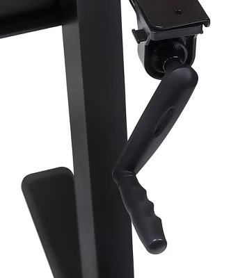 Mount-It! 44" To 64" Wide Manual Hand Crank Standing Desk Height Adjustable Frame Black MI-7931 - Image 3