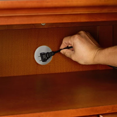 Alexandria Corner TV Stand For TVs Up To 52" Cherry - Crosley - Image 9