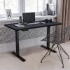 Emma And Oliver Electric Height Adjustable Standing Desk - 48" Wide X 24" Deep