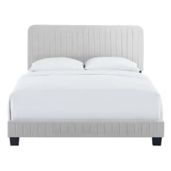 Celine Channel Tufted Performance Velvet Traditional Bed - Modway