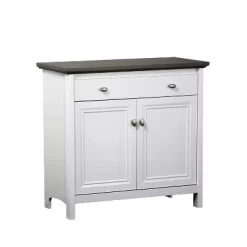 Saint Birch Olivia 2-Door Storage Cabinet, Gray Oak