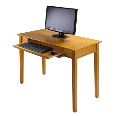 Studio Computer Desk Honey Brown - Winsome - Image 6