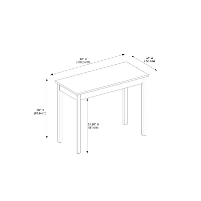 3pc Lancer Tavern Counter Height Table Dining Set - Linon - Image 16