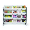 Soho Toy Storage Organizer With 16 Storage Bins Gray/White - Humble Crew