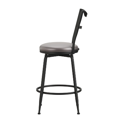 Larimore Metal Counter Height Stool Black - Hillsdale Furniture - Image 6