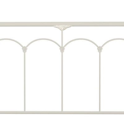 Full Jocelyn Metal Headboard Soft White - Hillsdale Furniture - Image 2
