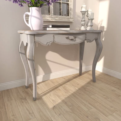 Farmhouse Vintage Console Table White - Olivia & May - Image 8