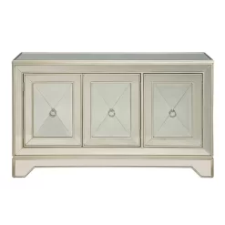 Rising Star 3 Door Credenza Prospect Metallic Gold - Treasure Trove Accents