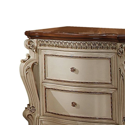 31" Picardy Nightstand Antique Pearl/Cherry Oak - Acme Furniture - Image 2