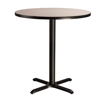 36" Round Composite Core Counter Height Dining Table Laminated With Steel Base - Hampden Furnishings - Image 2