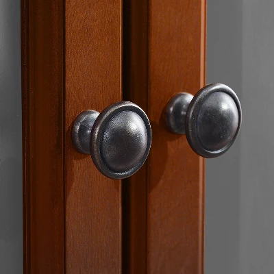 Alexandria Corner TV Stand For TVs Up To 52" Cherry - Crosley - Image 7