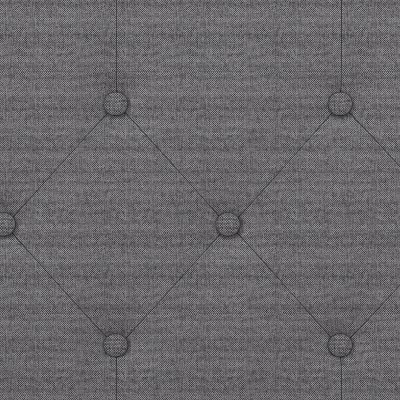 Full/Queen Provence Upholstered Arch Adjustable Tufted Headboard With Frame Glacier Gray Fabric - Hillsdale Furniture - Image 8