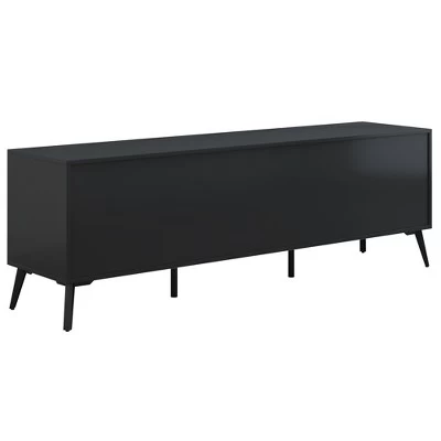 TV Stand For TVs Up To 70" With Adjustable Shelves, 1 Drawer And Open Shelves - ModernLuxe - Image 6