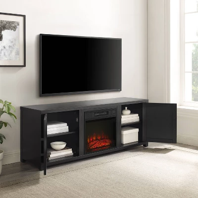 58" Gordon Low Profile TV Stand For TVs Up To 65" With Fireplace - Crosley - Image 3