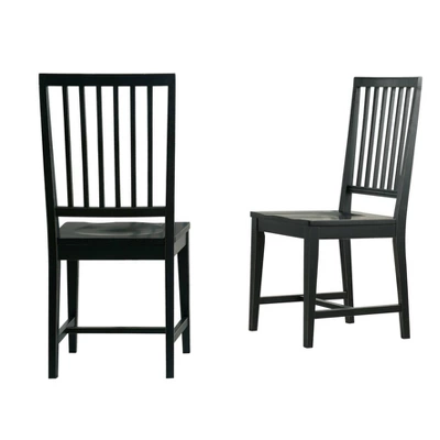 Set Of 2 Vienna Wood Dining Armless Chairs - Alaterre Furniture