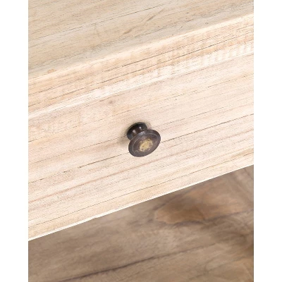 Bevan Mindi Nightstand Wood Bedside Table Brown - East At Main - Image 4