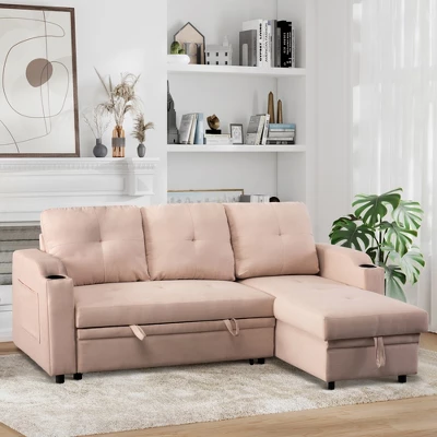Caye Convertible Sectional Sofas, L-Shape-The Pop Home - Image 7