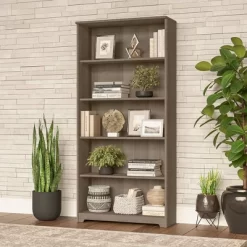 66.3" Cabot Tall 5 Shelf Bookcase - Bush Furniture