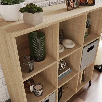 38.22" 9 Cube North Avenue Bin Shelves Organizer - Sauder - Image 3