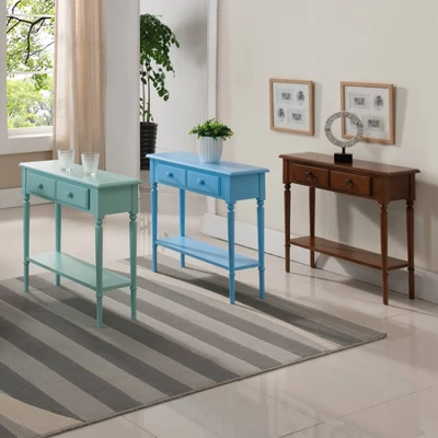 Console Table Pecan - Leick Home - Image 2