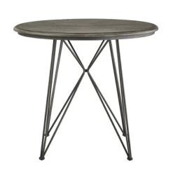 42" Nowell Round Counter Height Table Iron/Gray Finish - Inspire Q