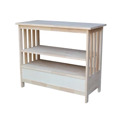 Concepts TV Stand For TVs Up To 38" Light Brown - International Concepts - Image 3