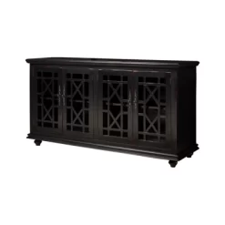 Cassandra 63" TV Stand Antique Black - Martin Svensson Home