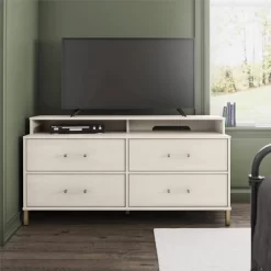 Kalissa Media Dresser TV Stand For TVs Up To 50" - Novogratz
