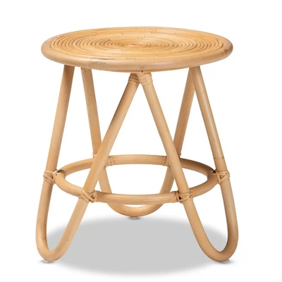 Rinjani Rattan End Table Natural/Brown - Bali & Pari - Image 2