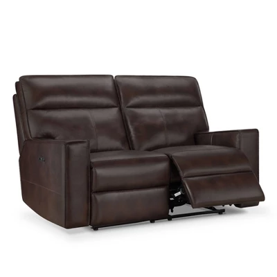 Easley Leather Power Reclining Loveseat - Abbyson Living - Image 5