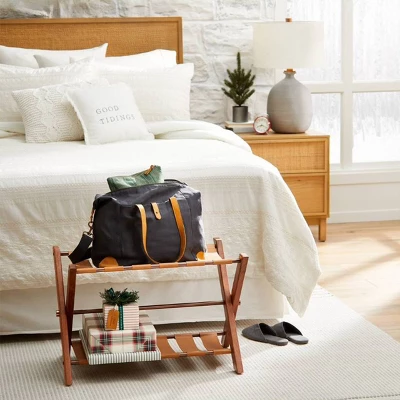 Wood & Cane Transitional Nightstand - Hearth & Hand™ With Magnolia - Image 8