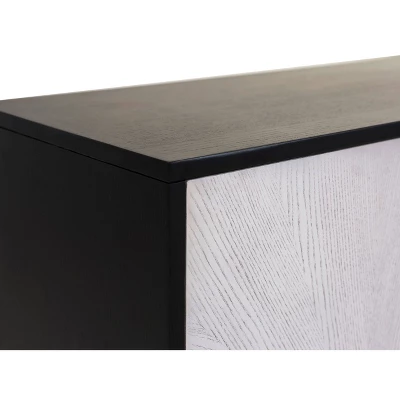 65" Tori Starburst Console White/Black - Abbyson Living - Image 13