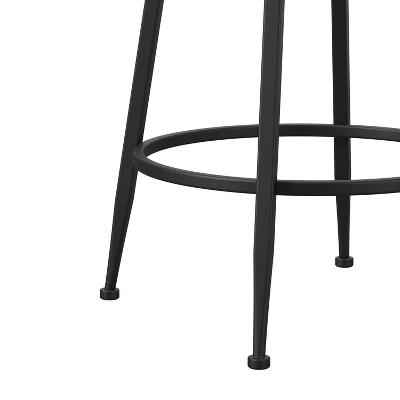Larimore Metal Counter Height Stool Black - Hillsdale Furniture - Image 8